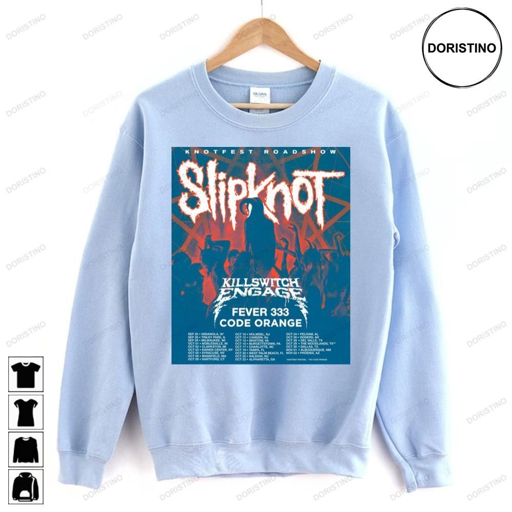 Knotfest Roadshow Slipknot Killswitch Engage Fever 333 Code Orange Awesome Shirts